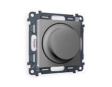 Комплект механизма светорегулятора универсального AMBRELLA VOLT ALFA Антрацит серый 25-600W/LED 5-300W QUANT (AP6555, VM136) MA655510