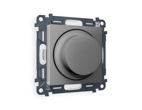 Комплект механизма светорегулятора универсального AMBRELLA VOLT ALFA Антрацит серый 25-600W/LED 5-300W QUANT (AP6555, VM136) MA655510