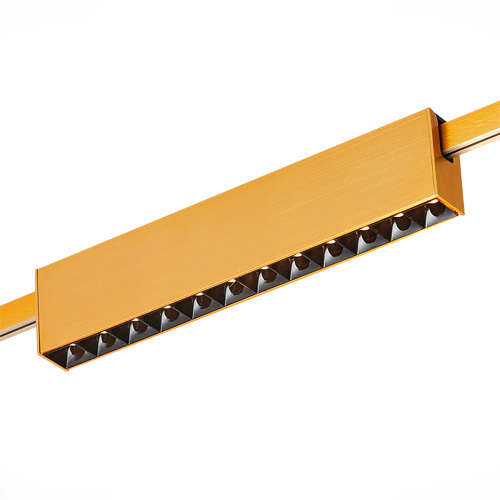 ST816.206.12 Магнитный трековый светильник FARM Золотистый LED 1*12W 3000K 706Lm Ra90 40 IP20 L232xW FARM фото 4