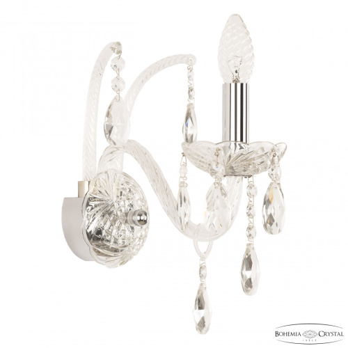 Бра хрустальные 105B/1/165 Ni Bohemia Ivele Crystal (Богемия Ивеле Кристалл)