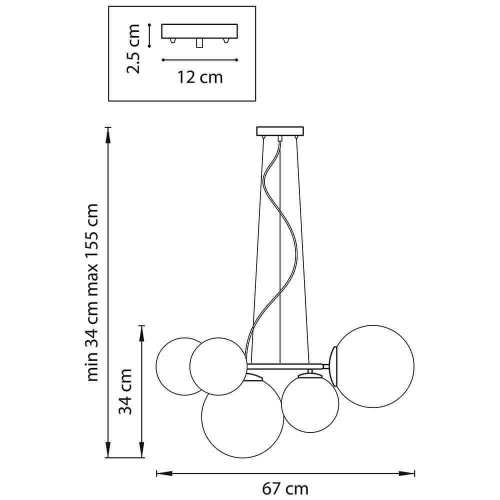 Подвесная люстра Lightstar Globo 815051 фото 2
