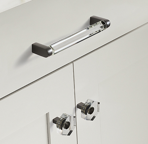 Ручка-кнопка Lambeth Crystal Hex. d.3.8 Bronze фото 2