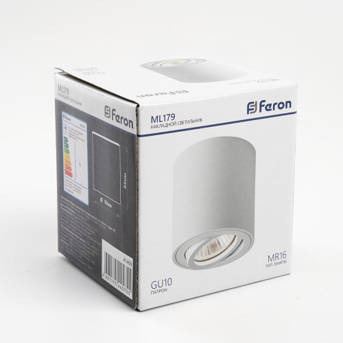 Светильник потолочный Feron ML179 MR16 GU10 35W 230V, белый фото 6