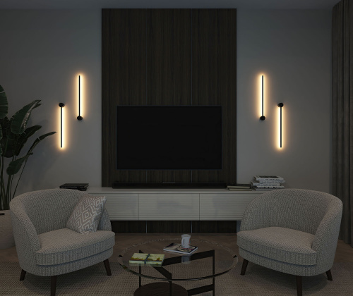 DK5010-BK Бра 600 мм, 3000К, IP20, 5 Вт, черный, алюминий фото 7