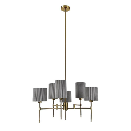 Подвесная люстра Indigo Plisse 13033/6R Brass V000536 Подвесная люстра Indigo Plisse 13033/6R Brass V000536