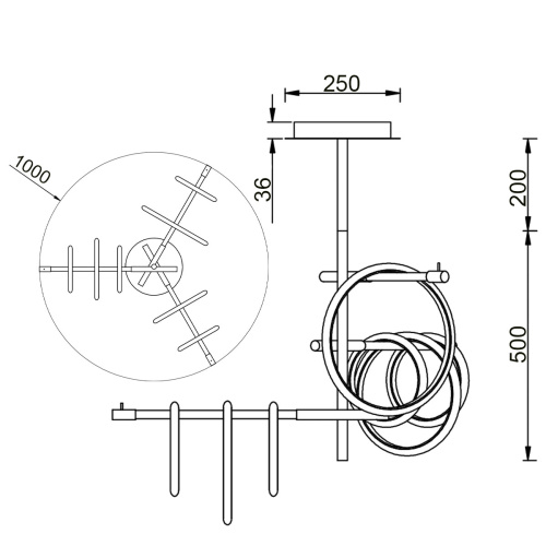 Потолочный светильник Vele Luce Bellezza VL7262L07 фото 3