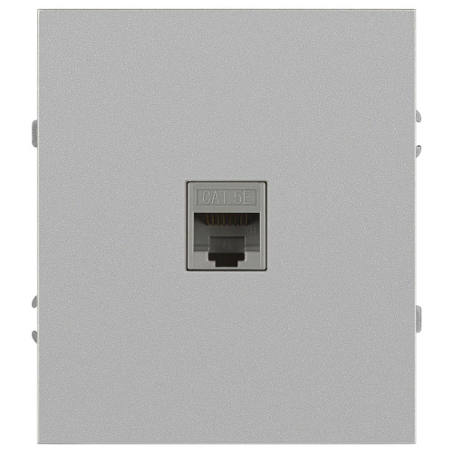 Розетка ЭРА Arktik 16-3107-03 информационная RJ45 алюминий Б0070476 Розетка ЭРА Arktik 16-3107-03 информационная RJ45 алюминий Б0070476