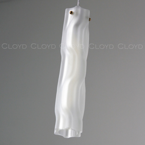 Подвесной светильник Cloyd ICEBERG-A P1 / Ø8 см - латунь - белое матовое стекло (арт.11643) фото 4