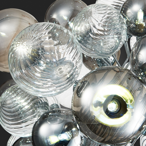 SL1124.103.29 Люстра подвесная ST-Luce Хром/Дымчатый, Прозрачный G9 29*5W 4000K VINETTO фото 2