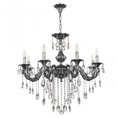 Люстра с хрустальными подвесками AL79101/8/250 B NB Bohemia Ivele Crystal (Богемия Ивеле Кристалл)