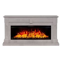 Каминокомплект KELLIE/БРИСТОЛЬ Бетон светлый с очагом Электроочаг JOKER/ДЖОКЕР 52