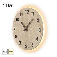 Настенный светильник с часами Citilux Mares CL246016