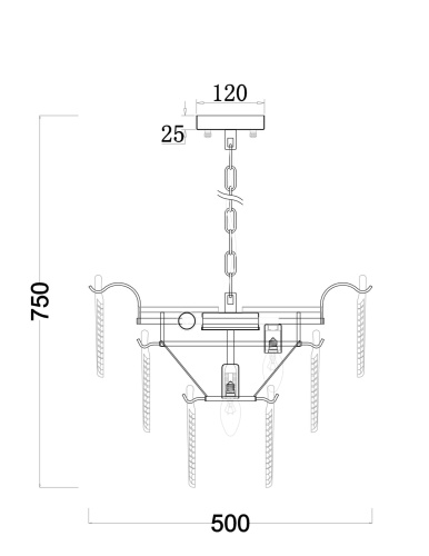 Люстра Freya FR5143PL-07G фото 4 Люстра Freya FR5143PL-07G фото 4