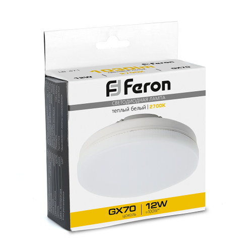 Лампа светодиодная Feron LB-471 GX70 12W 175-265V 2700K фото 4