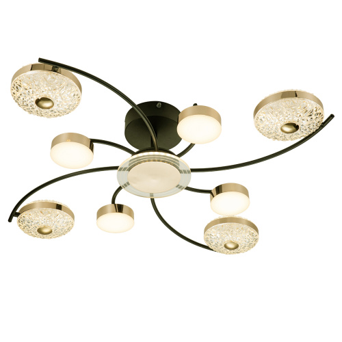 Потолочный светильник Escada 10208/8 LED*110W Black/Gold фото 4