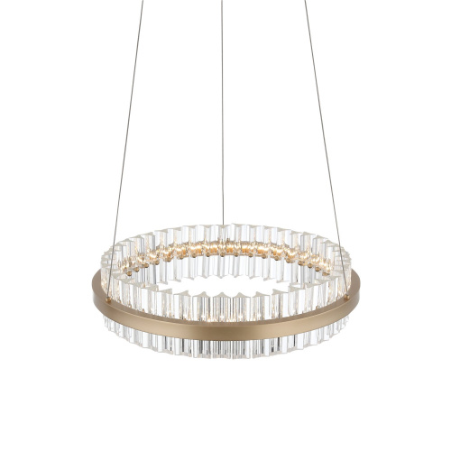 SL383.203.01 Светильник подвесной ST-Luce Золотистый/Золотистый, Прозрачный LED 1*34W 3000K CHERIO фото 10