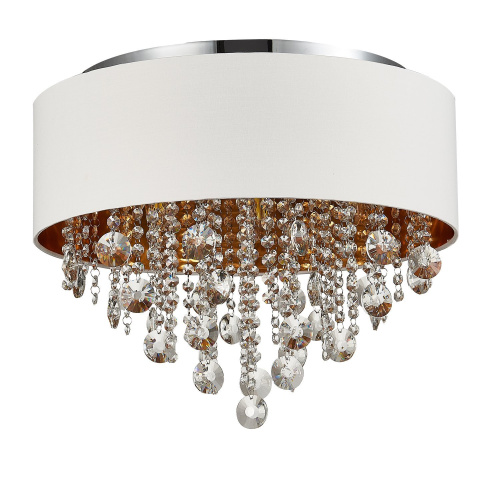 SL1350.502.06 Светильник потолочный ST-Luce Хром/Белый, Золотистый, Прозрачный E14 6*40W LACCHIA фото 7