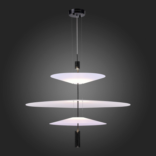 SL6101.423.01 Люстра подвесная ST-Luce Черный/Белый LED 1*15W 3000K ISOLA фото 6