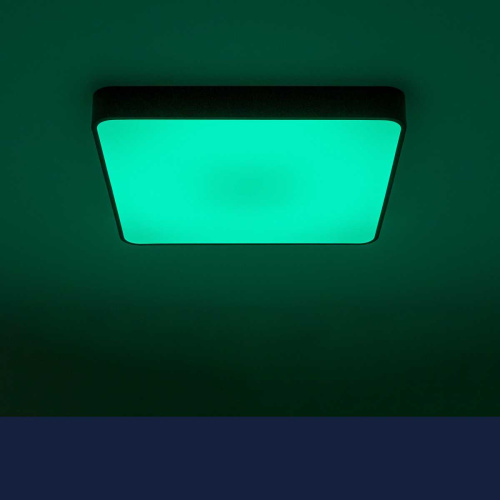 Потолочный светодиодный светильник с пультом ДУ Citilux Купер RGB Черный CL724K105G1 фото 4