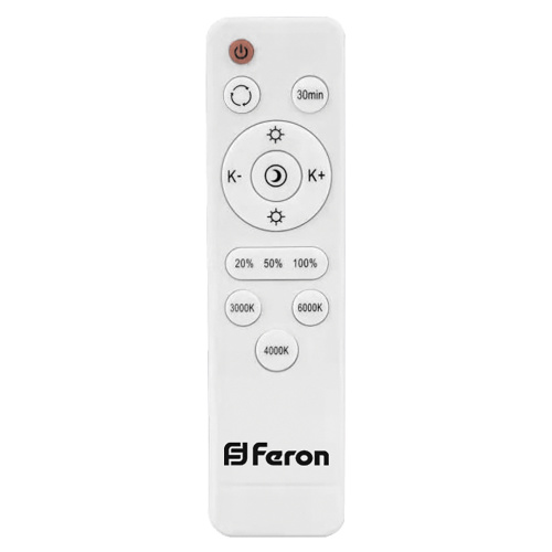 Светодиодный управляемый светильник накладной Feron AL5200 DIAMOND тарелка 70W 3000К-6000K белый фото 7