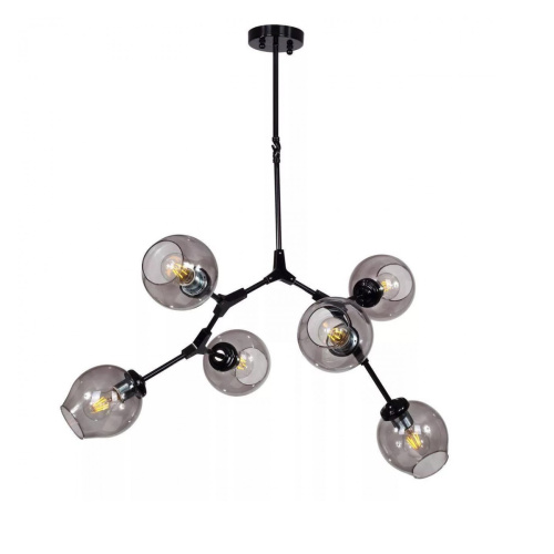 Люстра Bubble 6 black/smoky Люстра Bubble 6 black/smoky