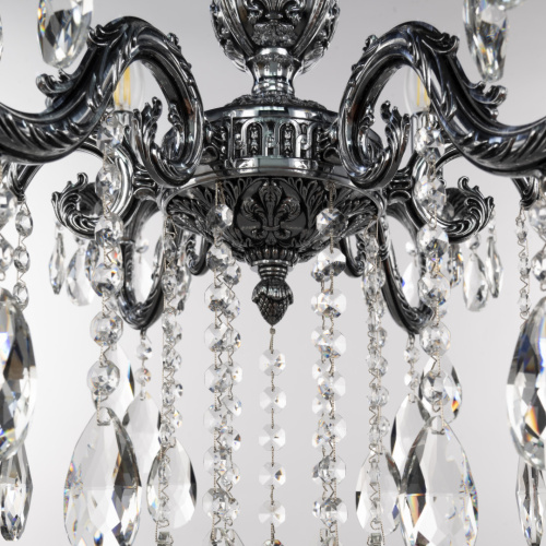 Люстра с хрустальными подвесками AL79101/6/175 B NB Bohemia Ivele Crystal (Богемия Ивеле Кристалл) фото 6