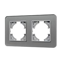 Рамка стеклянная FRM-OMALI-SFGS-2-GR Arlight 049710