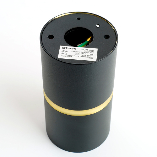 Светильник потолочный Feron ML186 Barrel ZEN MR16 GU10 35W 230V,  чёрный, золото фото 7