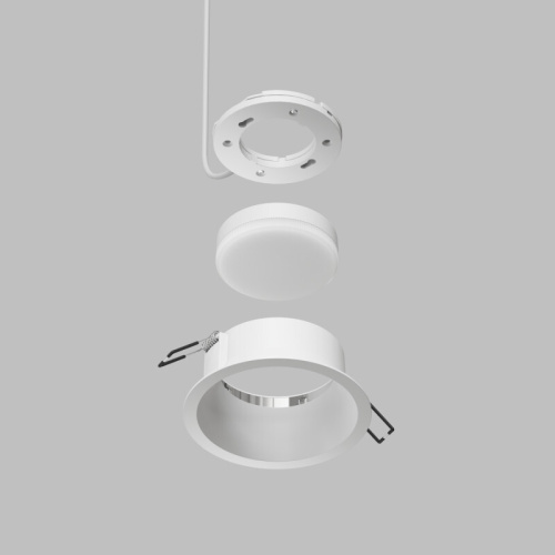 DK2155-WH Встраиваемый светильник INER, до 15 Вт LED, GX53, IP20, алюминий, белый фото 4