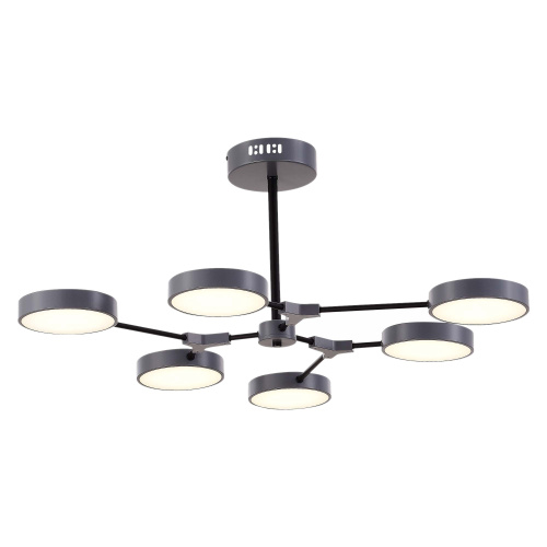 SLE6003-702-06 Светильник потолочный Серый, Черный/Серый LED 6*10W MONTA фото 3 SLE6003-702-06 Светильник потолочный Серый, Черный/Серый LED 6*10W MONTA фото 3