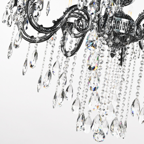 Люстра с хрустальными подвесками AL79101/8/250 B NB Bohemia Ivele Crystal (Богемия Ивеле Кристалл) фото 9