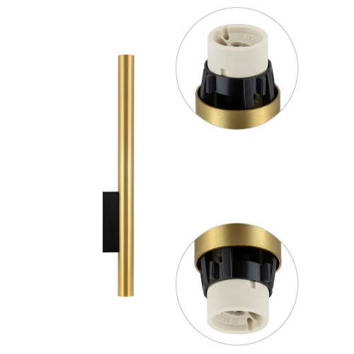Настенный светильник Nowodvorski Fourty Wall XL Brass/Black 10760 фото 4