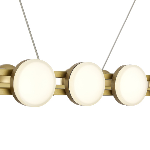 SL6610.203.26 Светильник подвесной ST-Luce золотистый/белый LED 1*50W 4000K MONRO фото 3