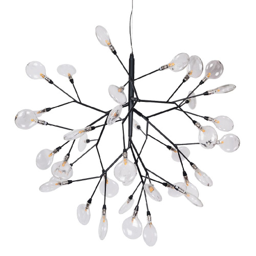Светильник подвесной Crystal Lux EVITA SP36 BLACK/TRANSPARENT фото 2 Светильник подвесной Crystal Lux EVITA SP36 BLACK/TRANSPARENT фото 2