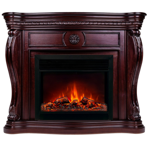 Каминокомплект BARCELONA/БАРСЕЛОНА Античный дуб с очагом Электроочаг MOONBLAZE LUX/МУНБЛЕЙЗ