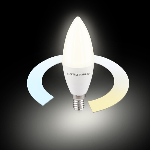 Умная лампа Свеча  LED C37 Е14 7W 3300К-6500К CCT+DIM (BLE2779) BLE2779