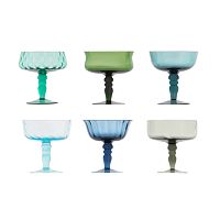 Набор бокалов Diseguale Blue/Green set of 6