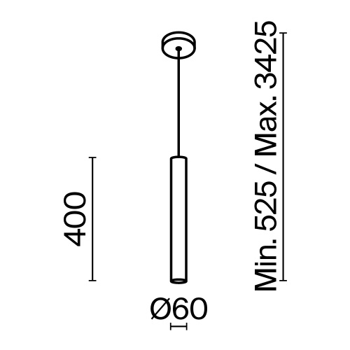 Подвесной светильник Maytoni MOD161PL-01CM1 фото 6