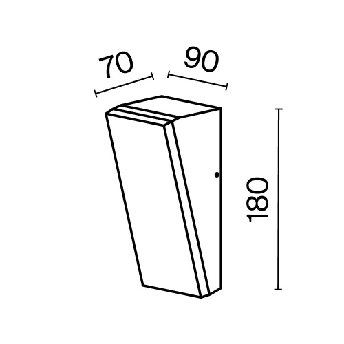 Уличный настенный светильник Outdoor O436WL-L10GF3K1 фото 4
