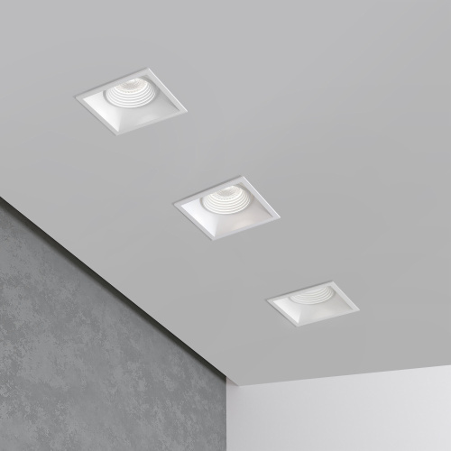 Светильник встраиваемый Punto белый 25017/01 фото 2