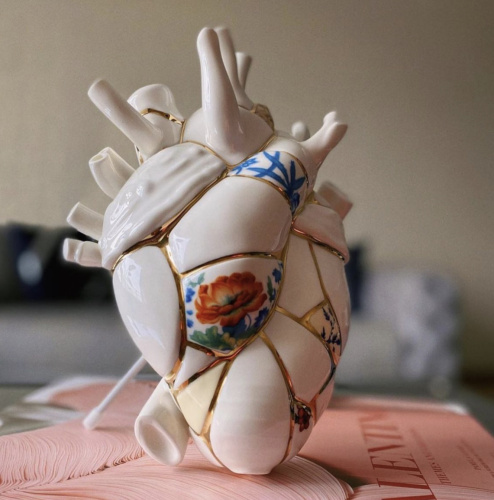 Ваза Love in Bloom Kintsugi фото 3 Ваза Love in Bloom Kintsugi фото 3