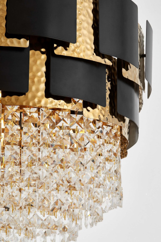 Подвесной светильник Lumina Deco LDP 7045-600 BK+GD фото 5