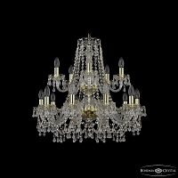 Люстра хрустальная 1410/10+5/240/2d G V0300 Bohemia Ivele Crystal (Богемия Ивеле Кристалл)