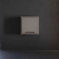 Накладка для розетки с заземлением, защитными шторками и крышкой, S70 (капучино) Voltum VLS000814