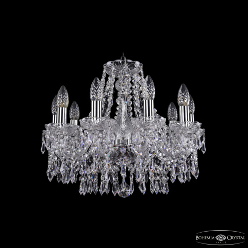 Люстра хрустальная 1403/10/160 Ni Bohemia Ivele Crystal (Богемия Ивеле Кристалл)