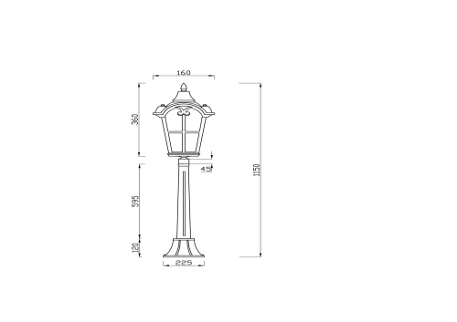Ландшафтный светильник Outdoor O413FL-01BZ1 фото 9 Ландшафтный светильник Outdoor O413FL-01BZ1 фото 9