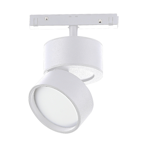 ST809.536.09 Магнитный трековый светильник Белый LED 1*9W 3000K 550Lm Ra>90 120° IP20 D85xH126 48V SKYLINE 48 фото 2
