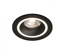 DK2060-BK Встраиваемый светильник IP 20, до 15 Вт, GU10, LED, черный, алюминий