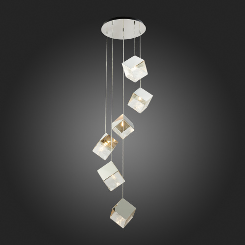 SL1182.103.06 Светильник подвесной ST-Luce Хром/Прозрачный, Хром G9 6*5W RIELLO фото 4