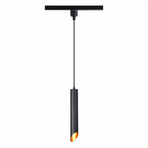 ST152.416.01 Светильник трековый Черный GU10 1*50W IP20 D60xH400 220V Без ламп BASE фото 3